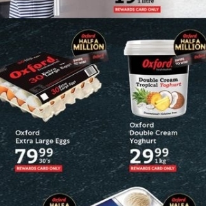 Yoghurt at Oxford freshmarket