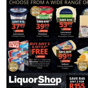 Cottage cheese at Checkers
