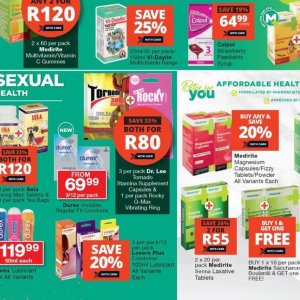 Condoms durex  at Checkers
