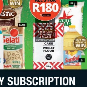 Sunflower oil at Checkers Hyper