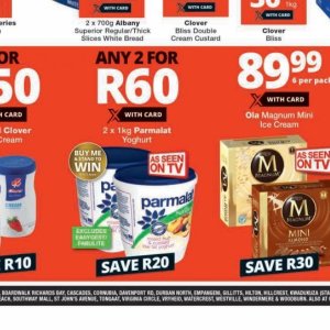 Yoghurt at Checkers