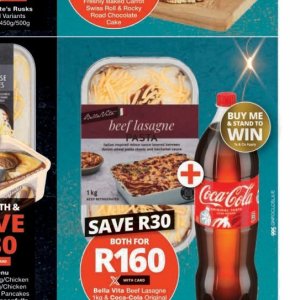 Lasagne at Checkers