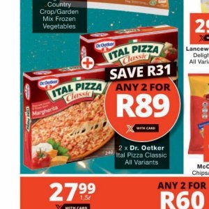 Pizza at Checkers