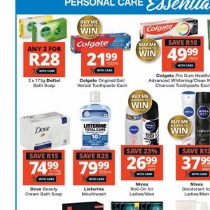 Soap dove  at Checkers