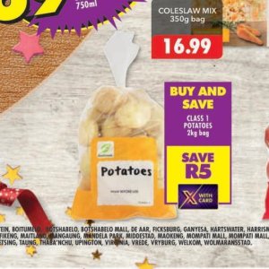 Potatoes at Shoprite