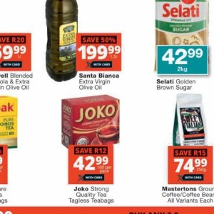 Olive oil at Checkers