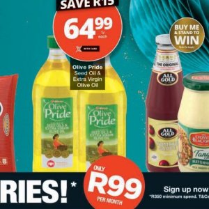 Olive oil at Checkers