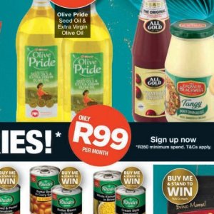 Olive oil at Checkers