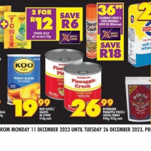 Pie at Shoprite