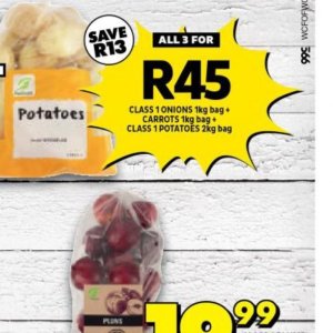 Potatoes at Shoprite