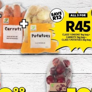 Potatoes at Shoprite