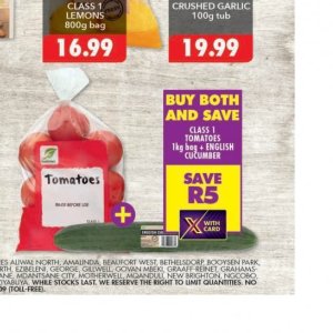 Tomatoes at Shoprite