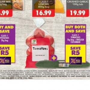 Tomatoes at Shoprite