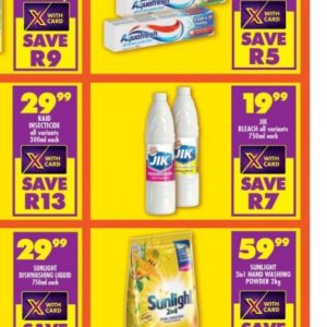 Bleach at Shoprite