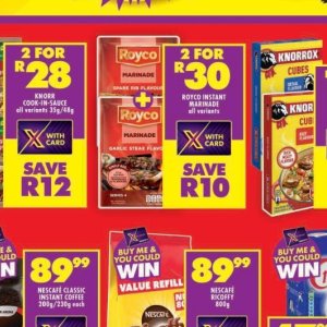 Marinade at Shoprite