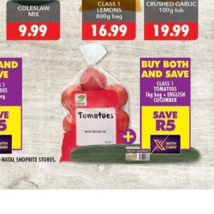 Tomatoes at Shoprite