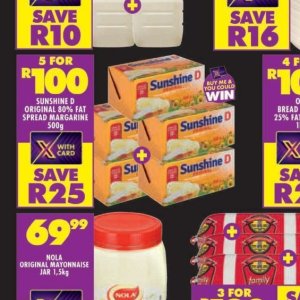 Margarine at Shoprite