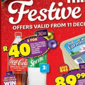 Fizzy drink at Shoprite