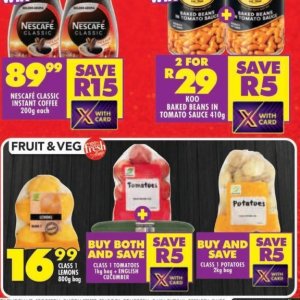 Potatoes at Shoprite