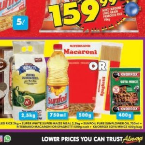 Sunflower oil at Shoprite