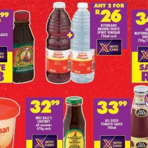 Vinegar at Shoprite