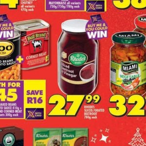 Beetroot at Shoprite