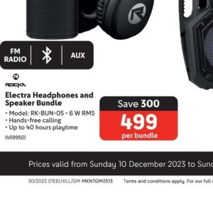 Headphones deals at Makro valid to 24.12 Check at Allcatalogues