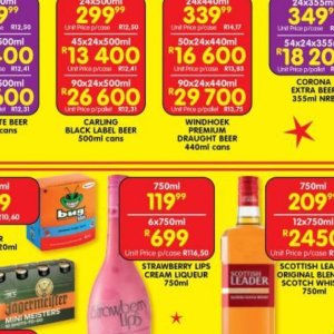 Beer deals at Shoprite valid to 01.01 | Check at Allcatalogues.co.za