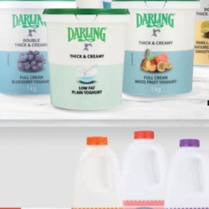 Darling Double Thick & Creamy Plain Full Cream Yoghurt 1kg