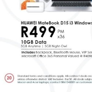 Laptop at Vodacom