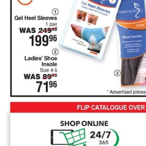 Ladies shoes at Dis-Chem Pharmacies