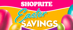 Happy Easter Sale Special Offer 45% off with Rabbit Illustration and Easter Egg Background