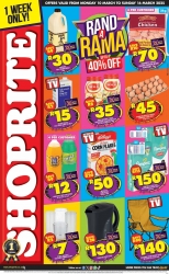 Catalogue Shoprite 