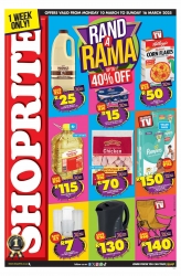 Catalogue Shoprite 